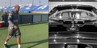 Neymar volvió a entrenar con Al Hilal y se luce con un lujoso auto.