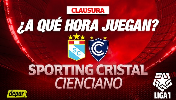 ¿A qué hora juegan Sporting Cristal vs Cienciano por la Liga 1?